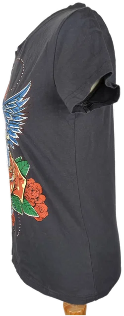 Rock Rebel Damen T-Shirt XS Baumwolle Bedruckt | Wie Neu - Bild 4