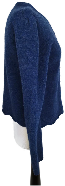Laura Ashley - Strickjacke in blau aus reiner Wolle in Gr. M - Bild 3