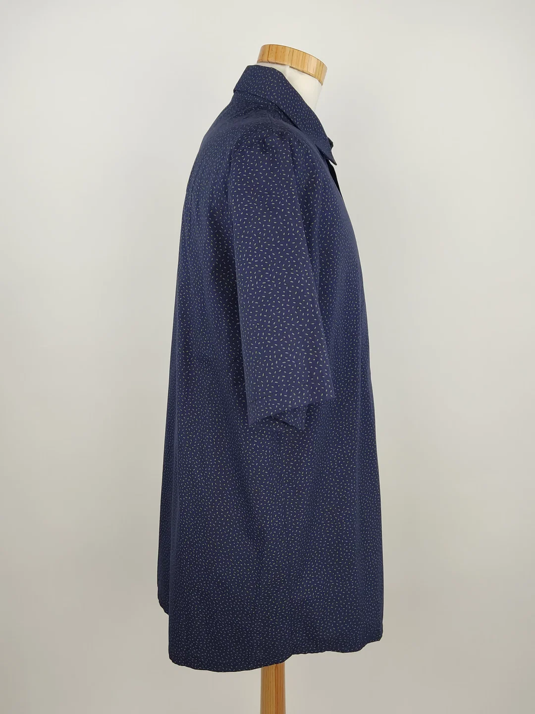 Stoffbruch Herren Kurzarmhemd blau - XL / 54 – Bild 2