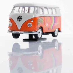 Welly Modellauto VW Bus Classic Flower Power - Bild 4