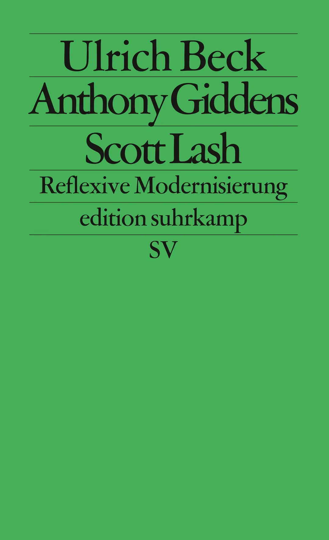 Reflexive Modernisierung - Ulrich Beck,Anthony Giddens,Scott Lash - Bild 1
