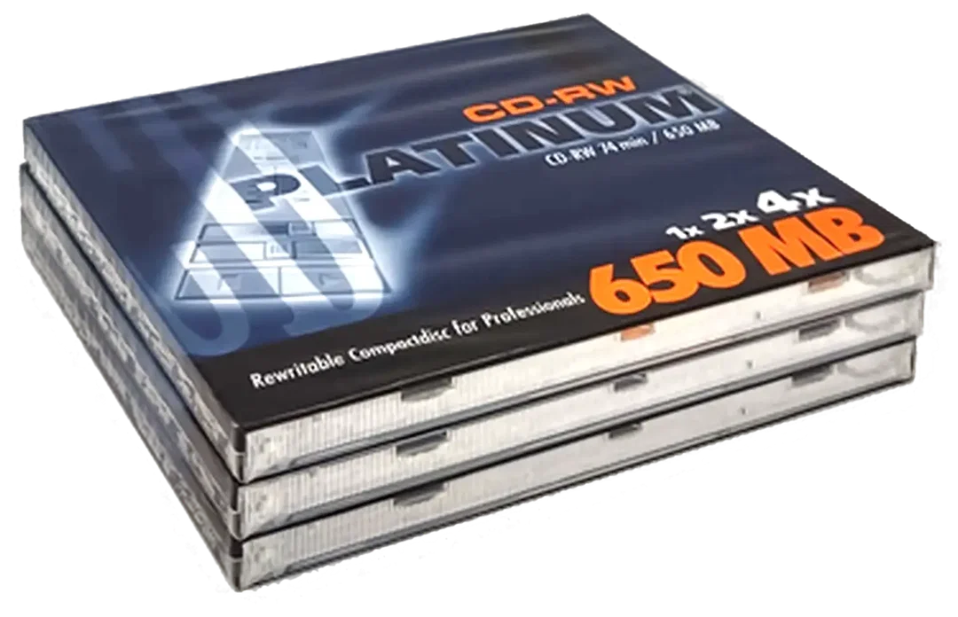 Platnium CD-RW 650 MB – Bild 3