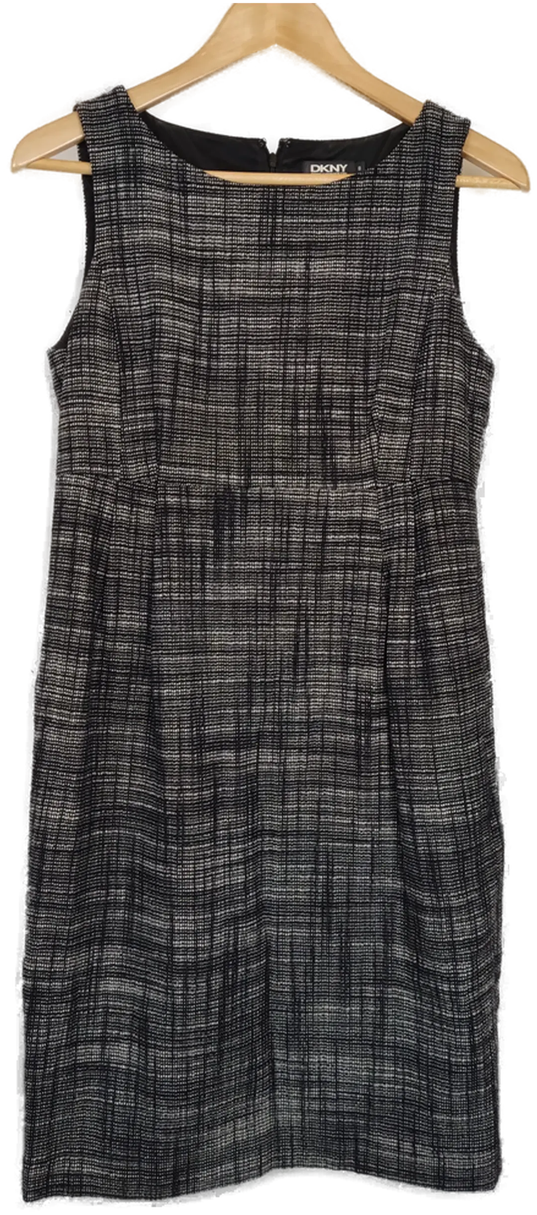 Donna Karan Damen Kleid schwarz/ weiß Gr. 8 - Bild 4