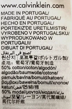 Calvin Klein Herren T-Shirt neongelb mit Logo Gr. L - Bild 4