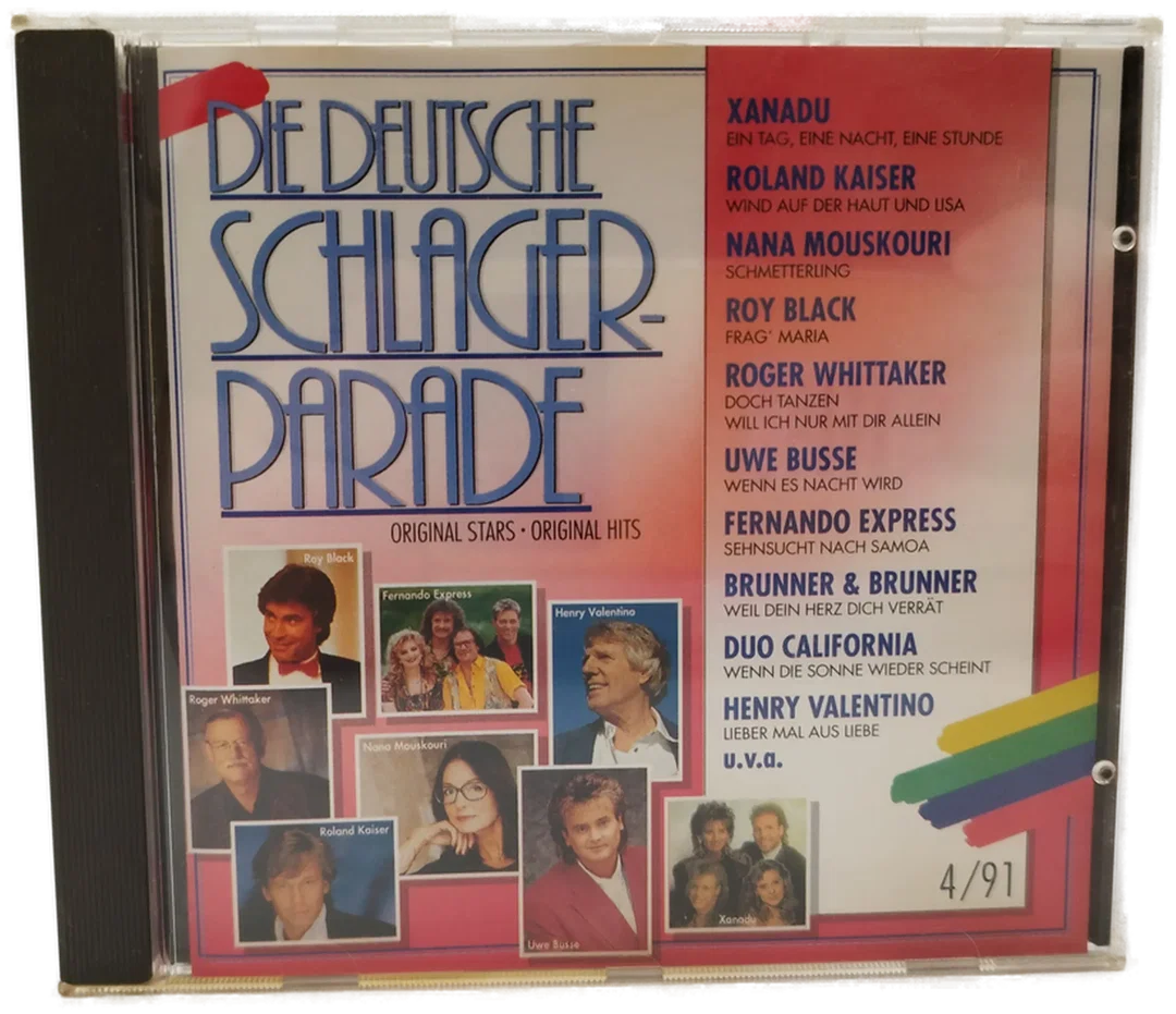 Die deutsch Schlager-Parade - Original Stars, Original Hits / CD - Bild 1