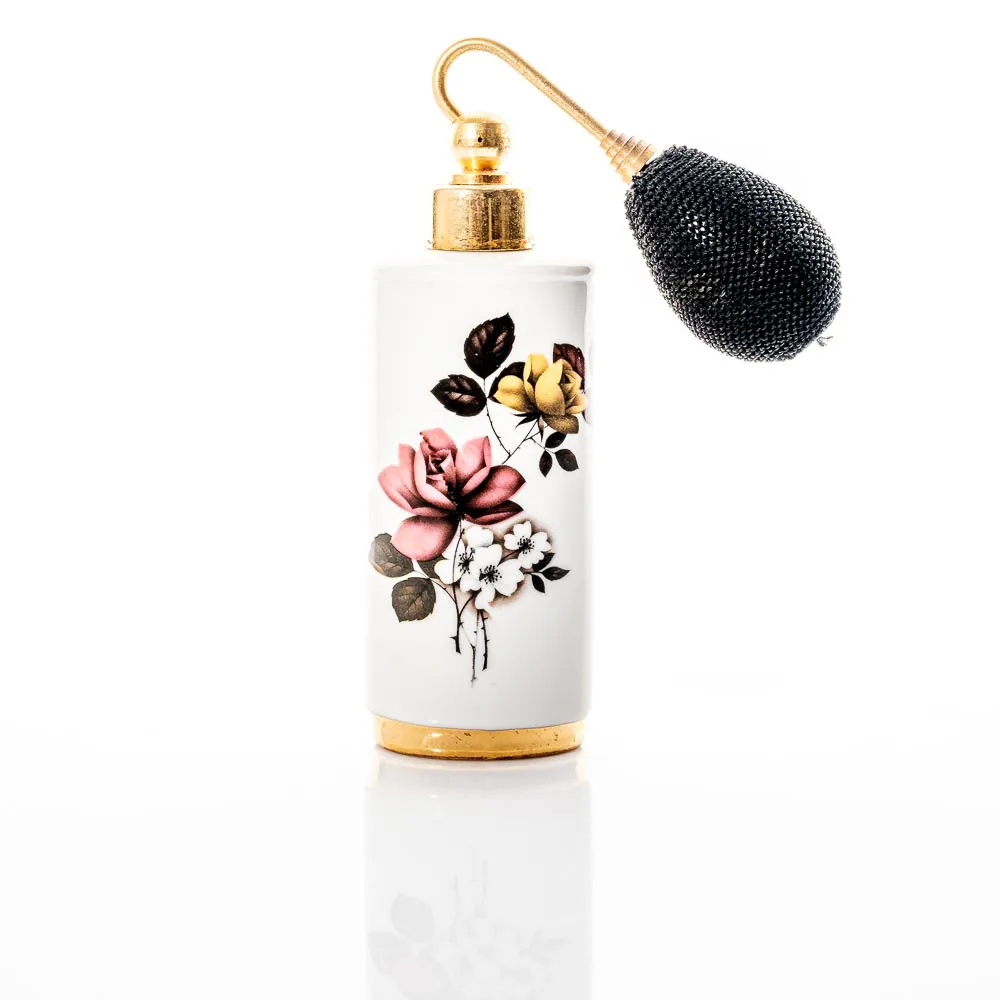 Parfümzerstäuber mit Ballpumpe Porzellan  - Bild 1