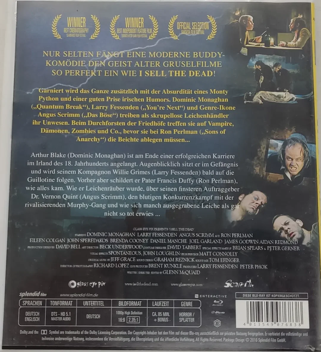 Blu-Ray "I sell  the Dead" Vertraue niemals einer Leiche mit Dominc Monaghan und Larry Fessenden – Bild 2