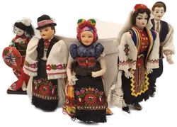 5 Trachtenpuppen, Souvenir - Bild 1