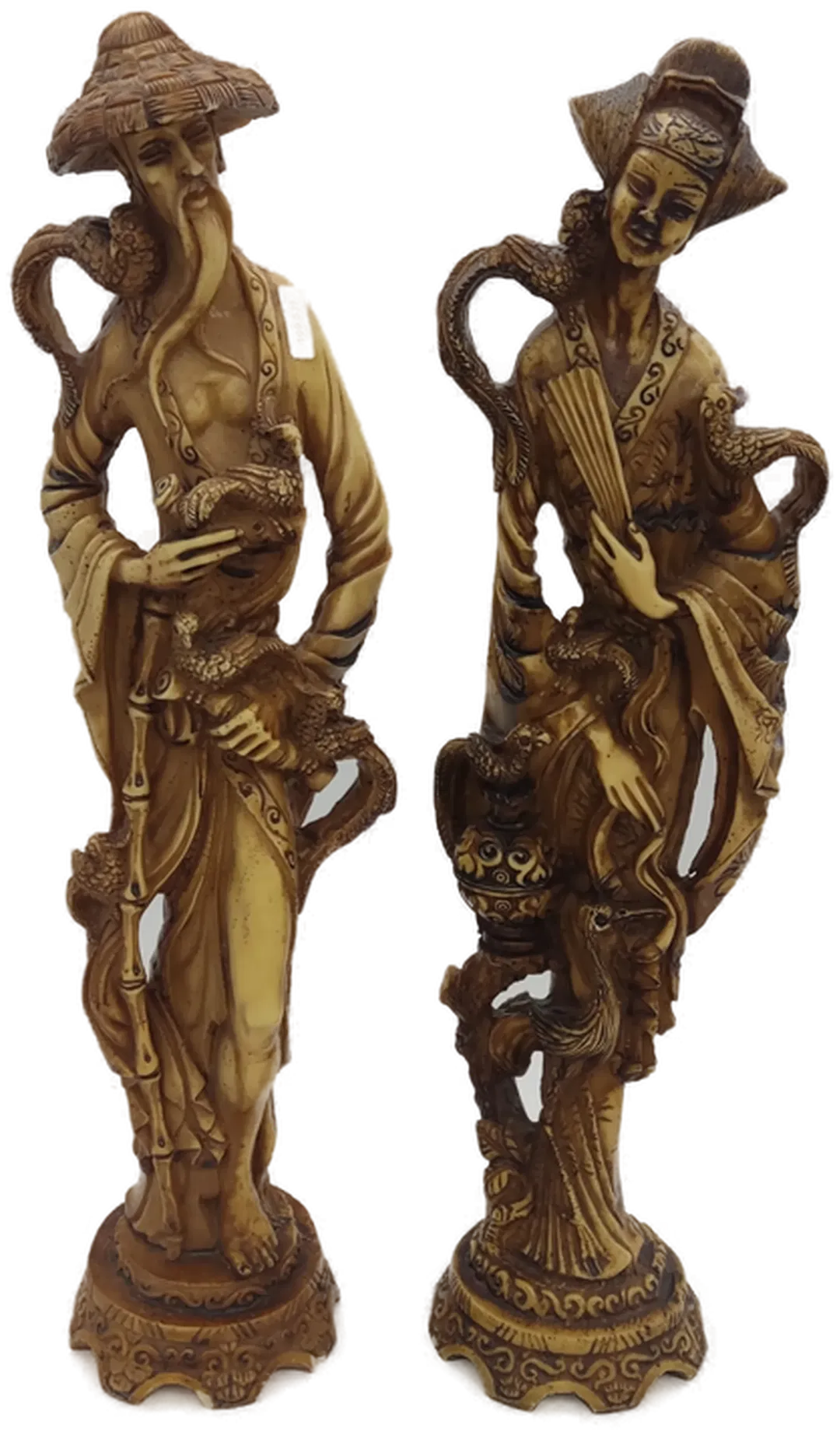 Dekoratives Asiatisches Figuren-Set (Frau & Mann) - Bild 3