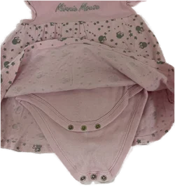 DISNEY Babykleid mit Body Gr. 80 rosa - Bild 3