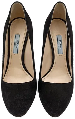 Prada Damen Pumps schwarz Gr. 37 1/2 - Bild 6