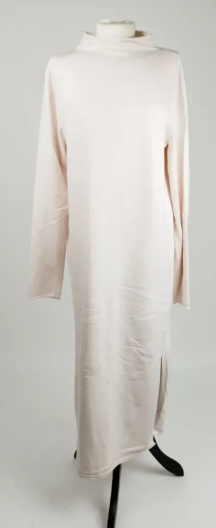 PENN&INK rosa Maxikleid langärmelig - Größe M / 60% Rayon, 23% Polyester, 15% Nylon, 2% Elasthan - Bild 1