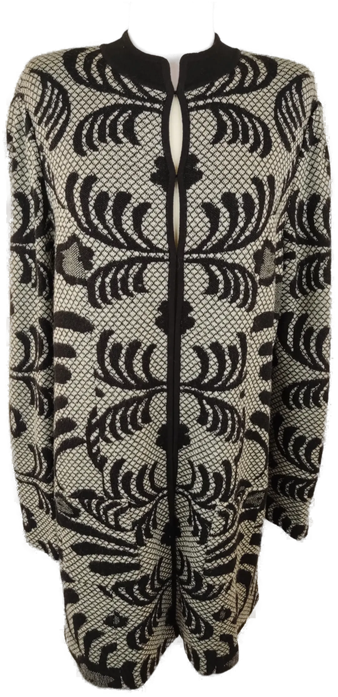 Attitude by FLAMM Damenweste / Mantel schwarz gemustert - XXXL/46 - Bild 1