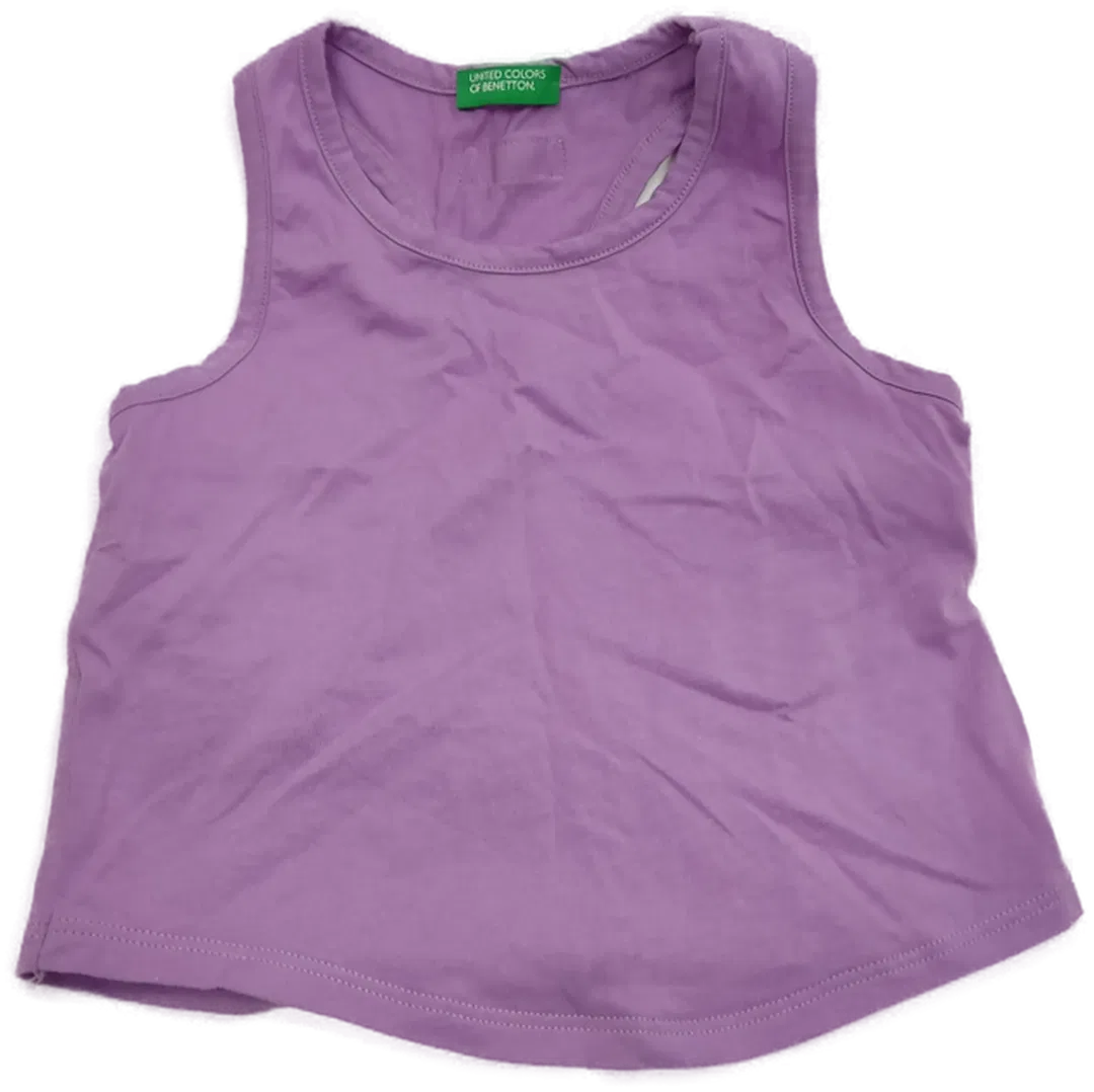 Benetton Kinder Shirt lila Gr. S/6 Jahre - Bild 1