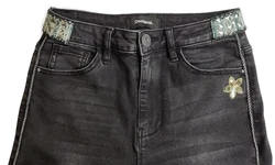 Desigual Damen Jeans schwarz Gr. 26 - Bild 3
