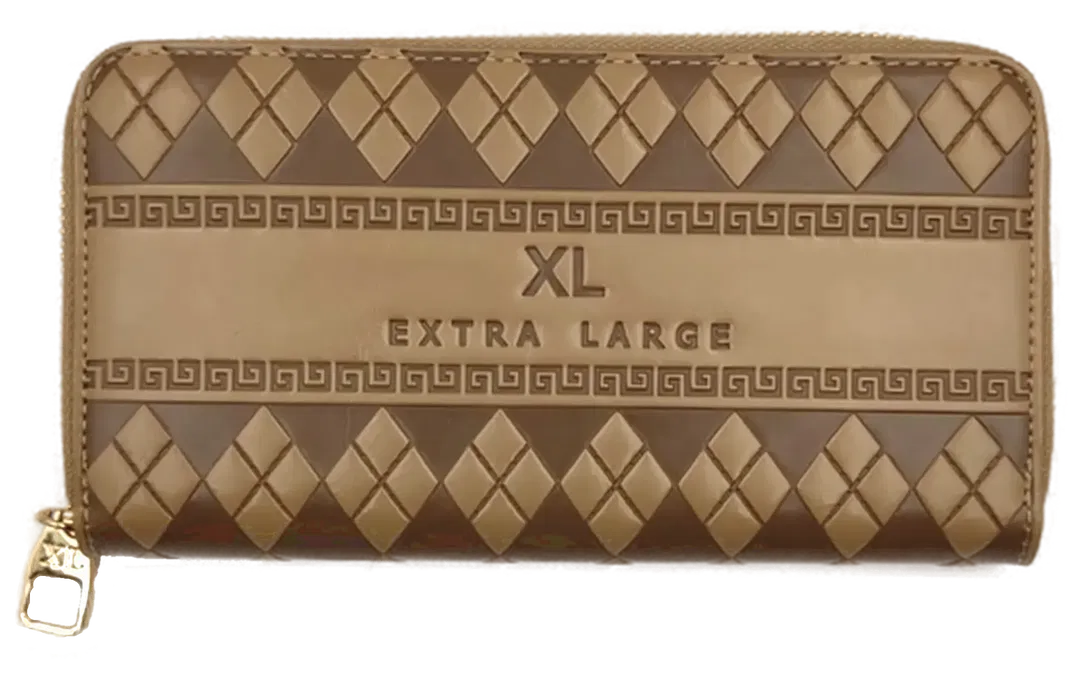 XL Extra Large Damen Brieftasche braun - Bild 1