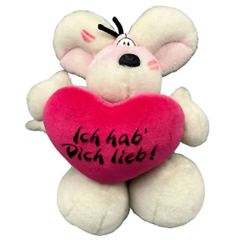 DIDDL Stofftier - Ich hab dich lieb - Hochwertiges Stofftier 20cm - Bild 1