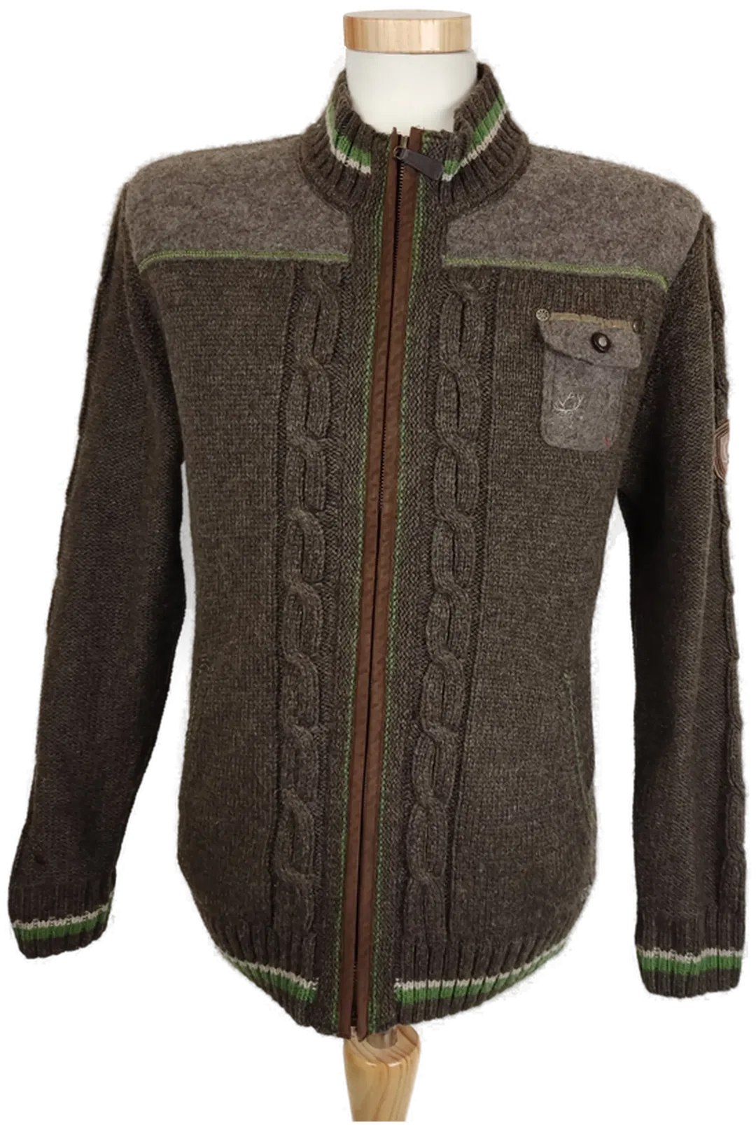 Spieth & Wensky Herren Strickjacke  mehrfarbig Gr. S - Bild 1