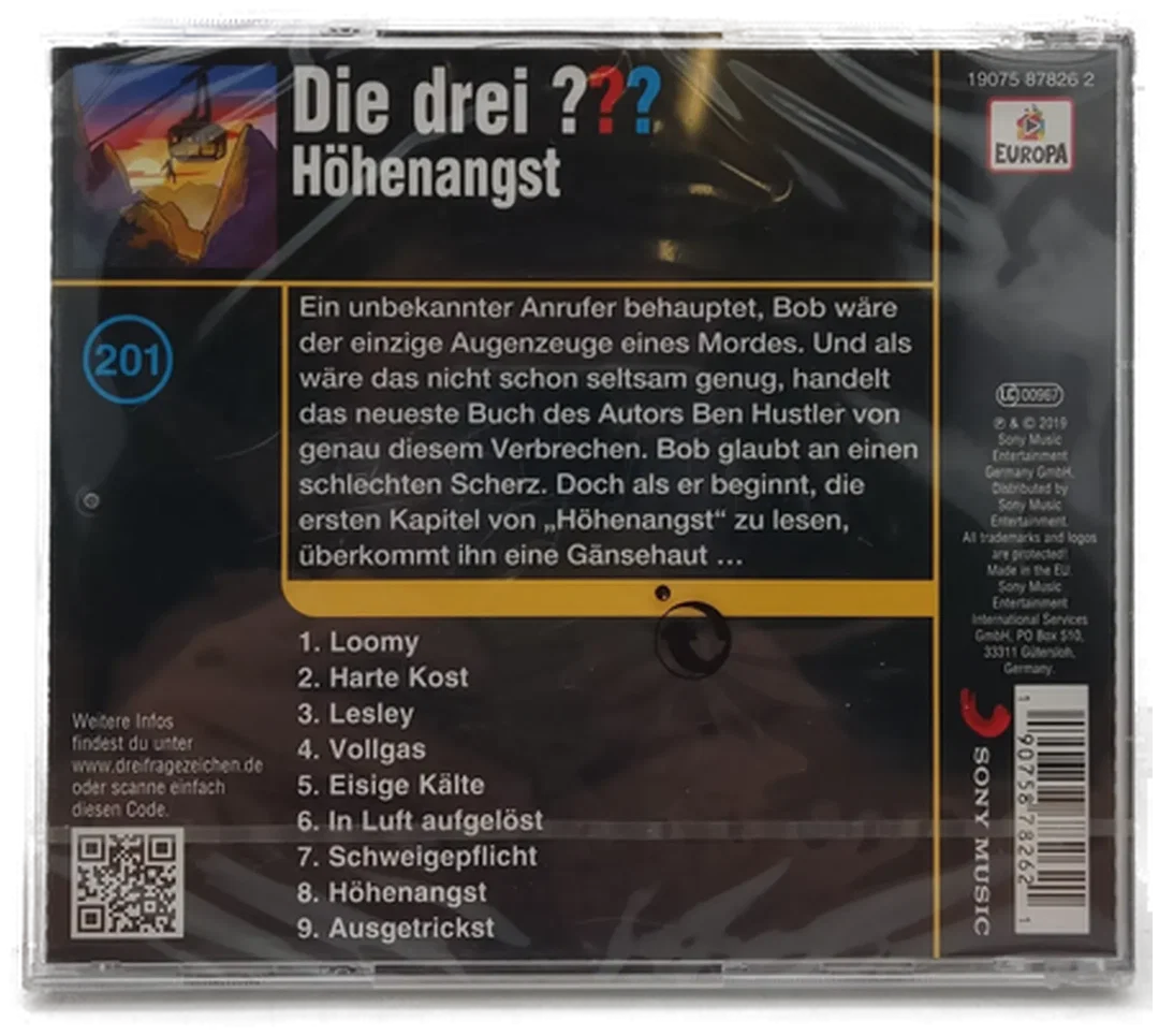 CD Die drei ??? "Höhenangst" – Bild 2