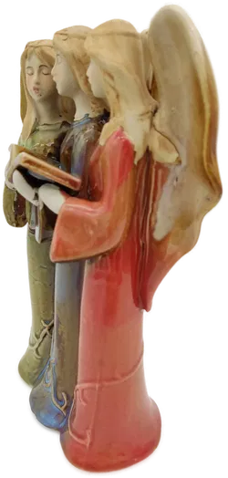 Gruppe aus 3 Engeln - rot, blau, grün - Bild 3