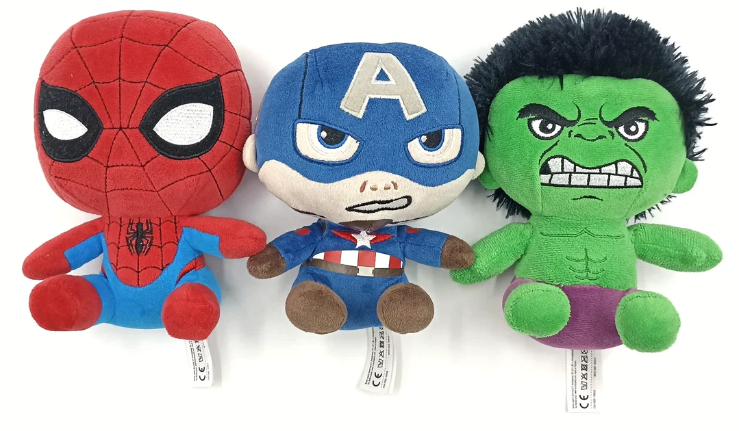 Marvel Plüschtier Set – Spider-Man, Captain America & Hulk – Bild 1