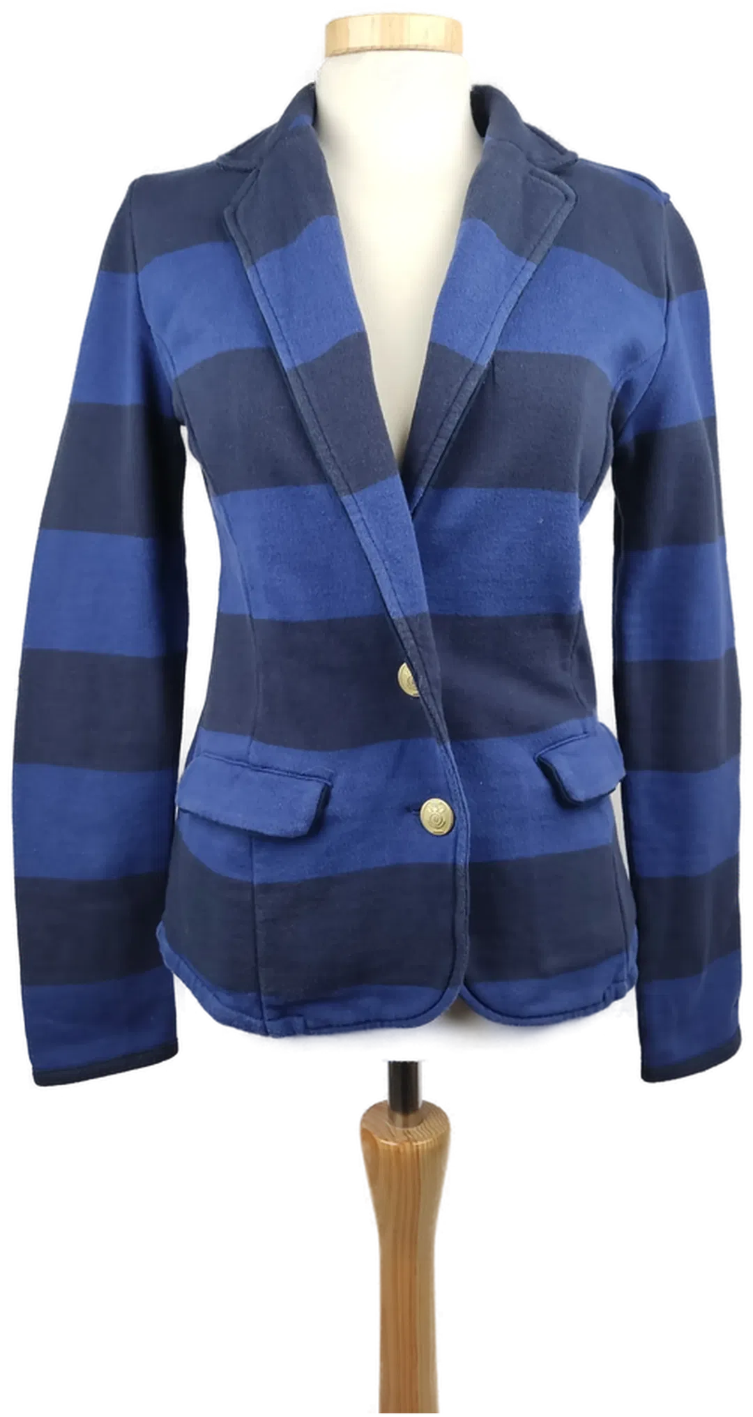 Tommy Hilfiger Damenjacke blaue Blockstreifen - S/36 - Bild 4