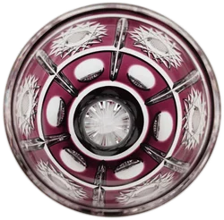 Böhmischer Kristallbecher Bleikristall Transparent | Sammlerstück - Bild 3