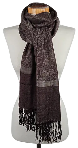Damen Schal - schokobraun - Bild 2