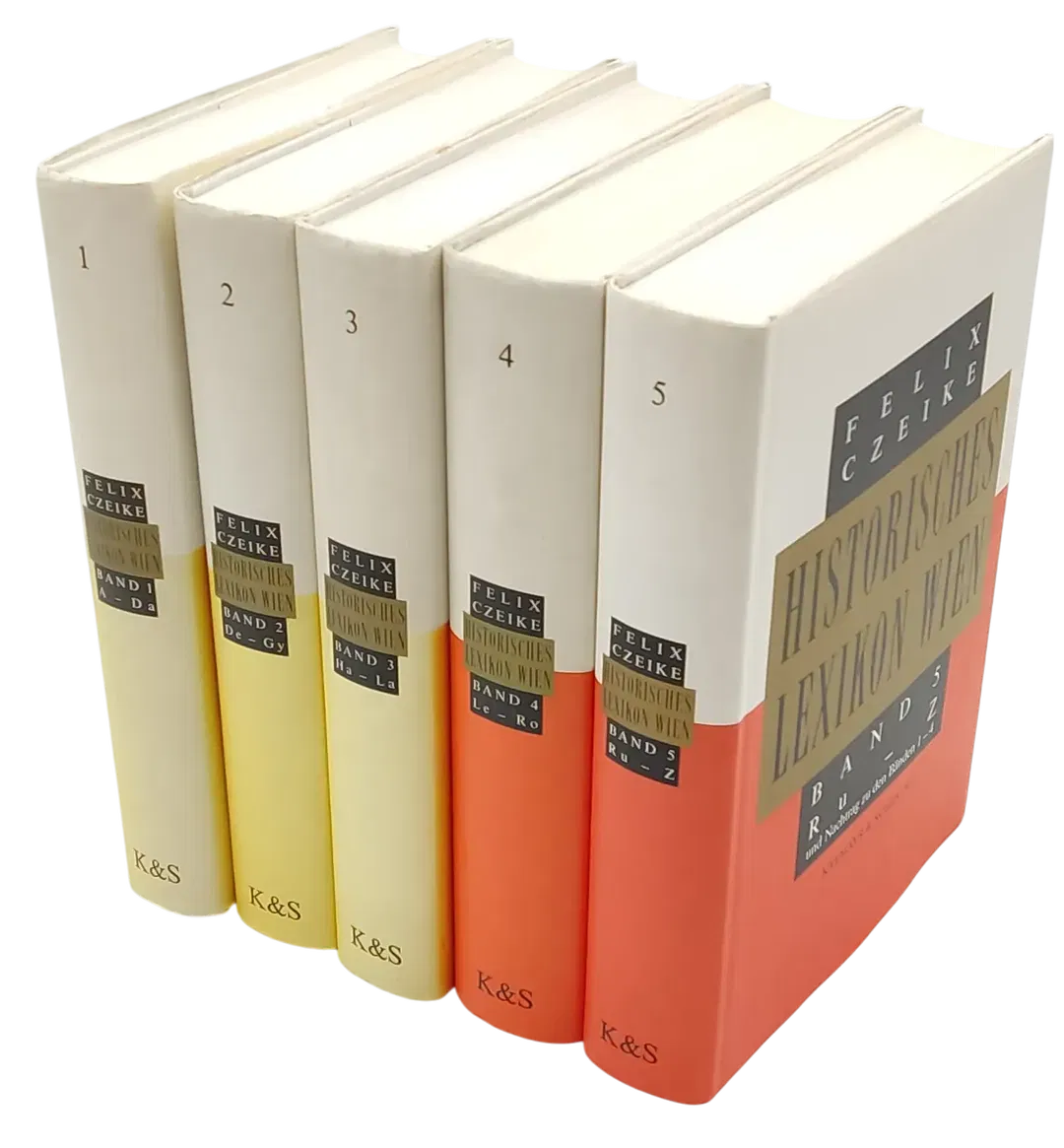 Historisches Lexikon Wien in 5 Bänden - Felix Czeike - Bild 1