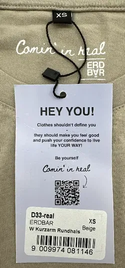 Erdbär/Comin'in real - Damen T-Shirt - Gr. XS - Bild 4