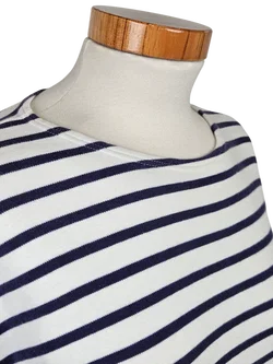 Amor lux Damen T-Shirt, weiß/marine - Gr. XL - Bild 4