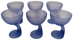 6 Dessertgläser, blau - Bild 1