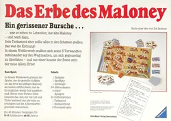 Das Erbe des Maloney - Vintage Gesellschaftsspiel - Ravensburger  - Bild 2