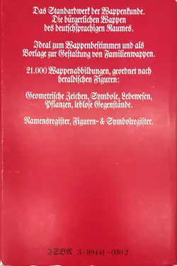 Grosses Wappen-Bilder-Lexikon der bürgerlichen Geschlechter Deutschlands, Österreichs und der Schweiz - Ottfried Neubecker - Bild 2