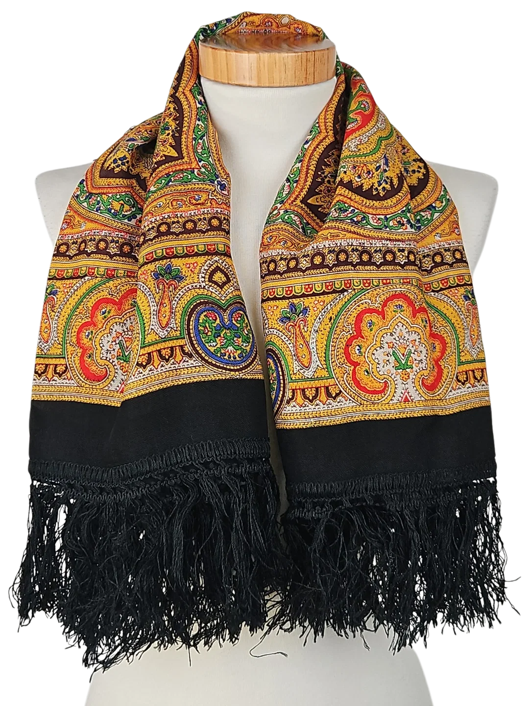 Damen Halstuch mit Ornamenten- multicolor – Bild 2