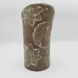 Dekovase Getöpfert Mandala-Keramik | Künstlerisches Unikat - Bild 3