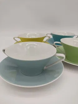 Lilien Porzellan Suppenschalen DAISY 25 - 4 Stück - Bild 2