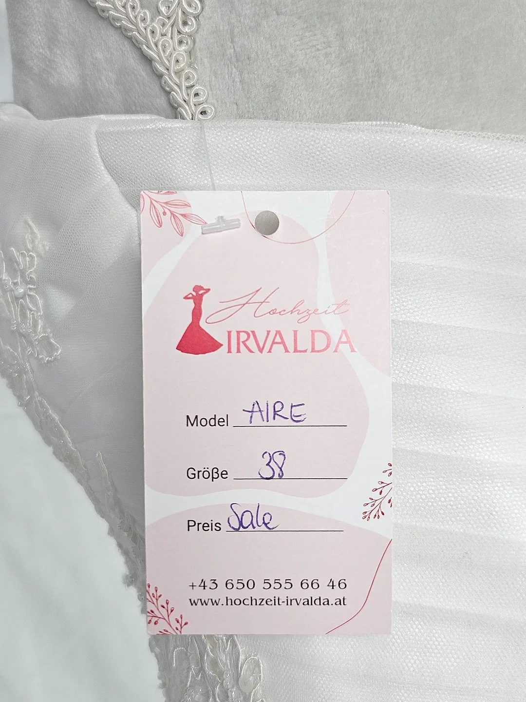 Hochzeitskleid - 14 - Atelier Irvalda (Wien) - Gr. M – Bild 15