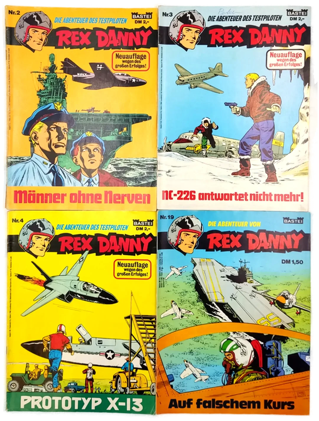 Bastei Die Abenteuer des Testpiloten Rex Danny Neuauflage - Band 2/3/4/19/23/26/27 – Bild 2