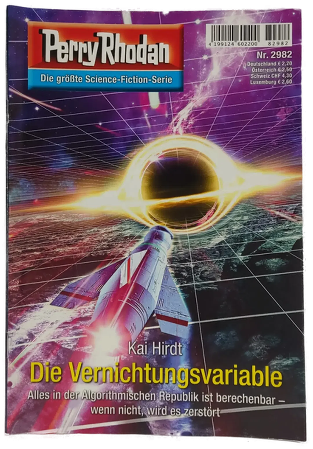 Romanheft Perry Rhodan Die Vernichtungsvariable Erstauflage Nr. 2982 - Bild 1