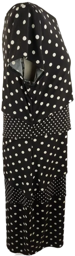 Joseph Ribkoff Midikleid schwarz mit weissen Punkten - M/38 - Bild 3