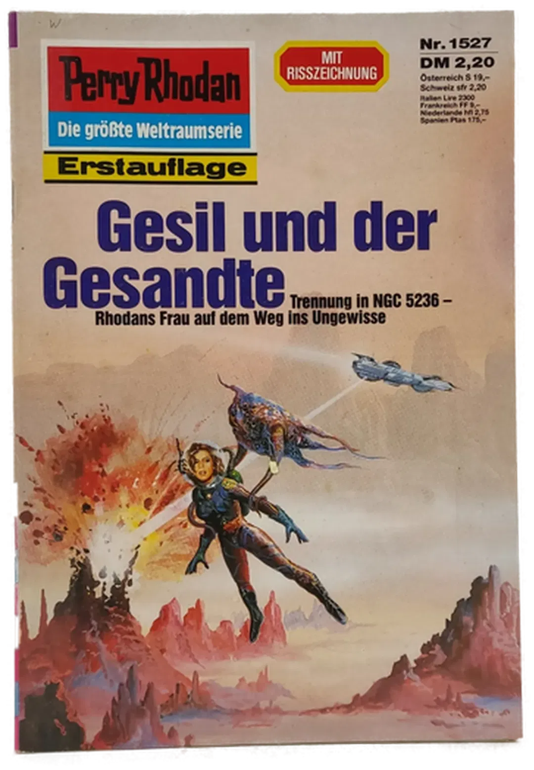 Romanheft Perry Rhodan Gesil und der Gesandte Erstauflage Nr. 1527 - Bild 2