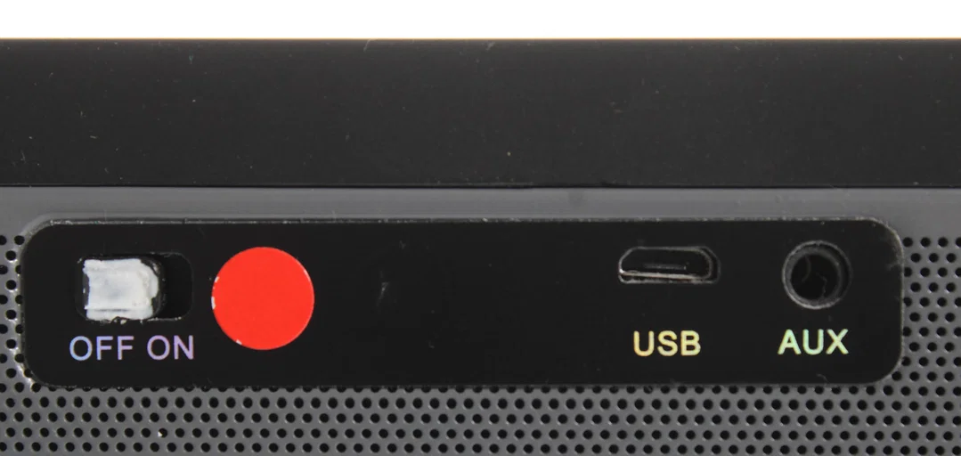 AudioSonic Bluetooth Lautsprecher SK-8531 – USB/AUX – tragbarer Speaker – Schwarz – Bild 3