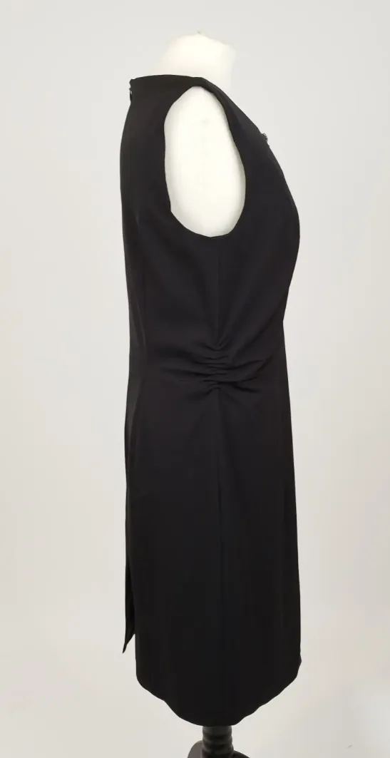 SET Schwarzes Midikleid - Gr. 38 / 90% Polyester, 10% Elasthan – Bild 2