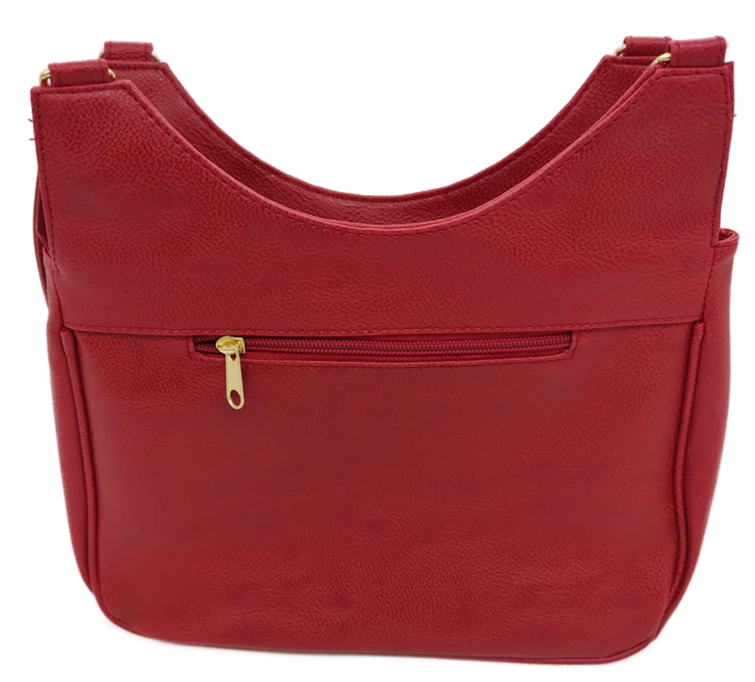 Eternal Love -Handtasche und Geldbörse rot Kunstleder – Bild 3