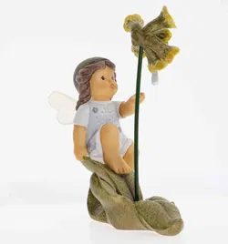 Orginal: Seltene-Nina & Marco Porzellanfigur „Elfe unter Schlüsselblume“ - Bild 2
