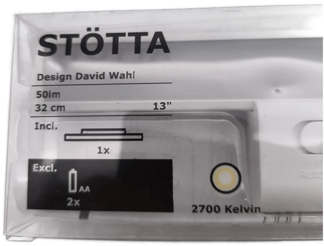 Ikea, LED-Schranklicht "Stötta" 32cm, Neu – Bild 1