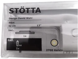 Ikea, LED-Schranklicht "Stötta" 32cm, Neu