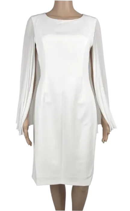 Vintage APART GLAMOUR Damen Kleid, weiß - Gr. S - Bild 1