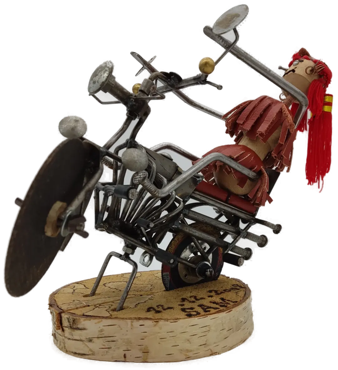 Deko Motorrad Ohne Marke Gut Erhalten | Industrial-Flair - Bild 1